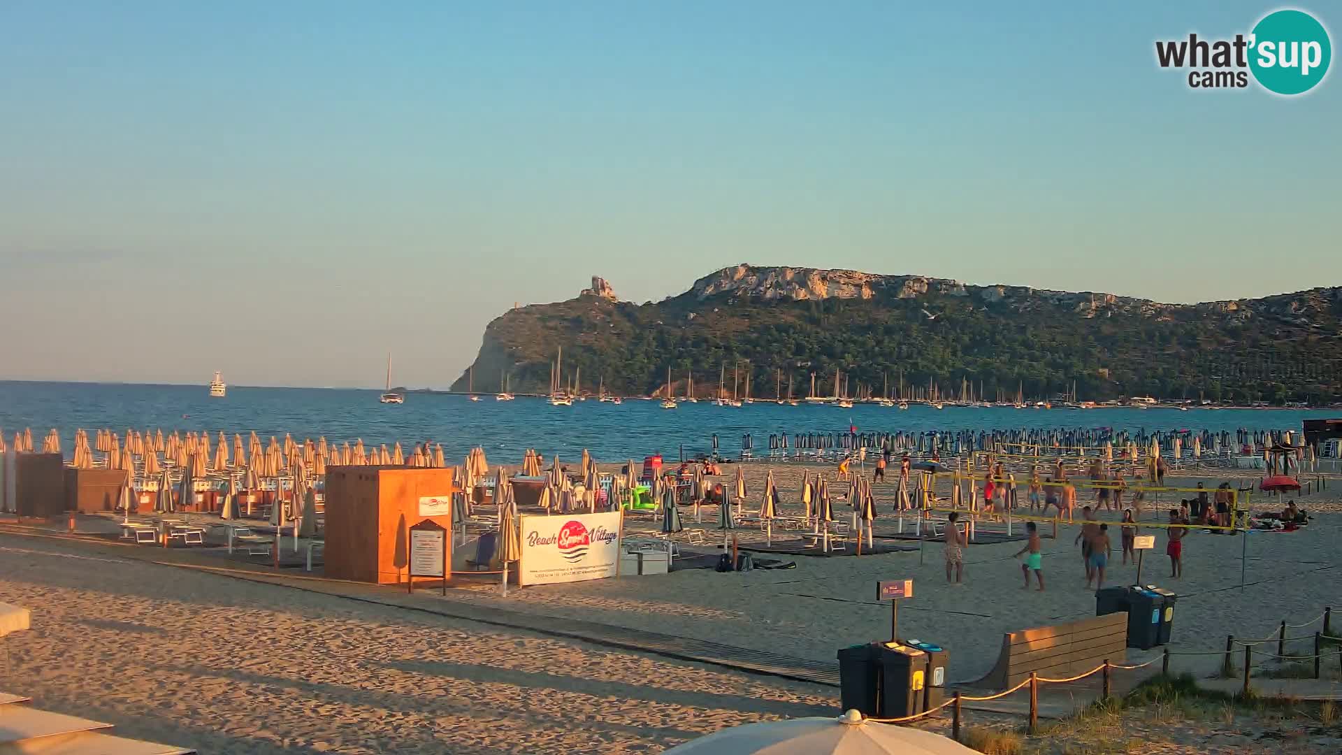 Webcam plage de Poetto | Cagliari | Sardaigne