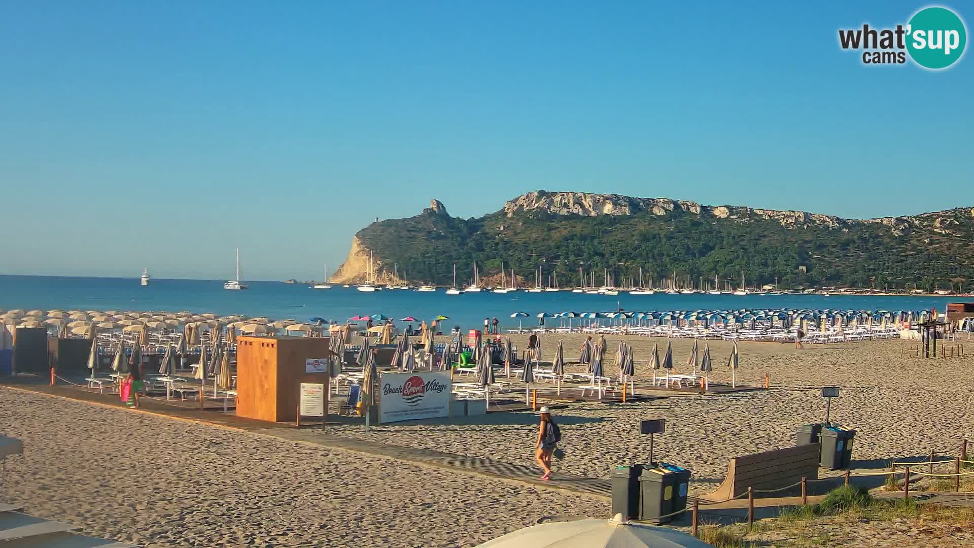 Poetto Strand Webcam | Cagliari | Sardinien