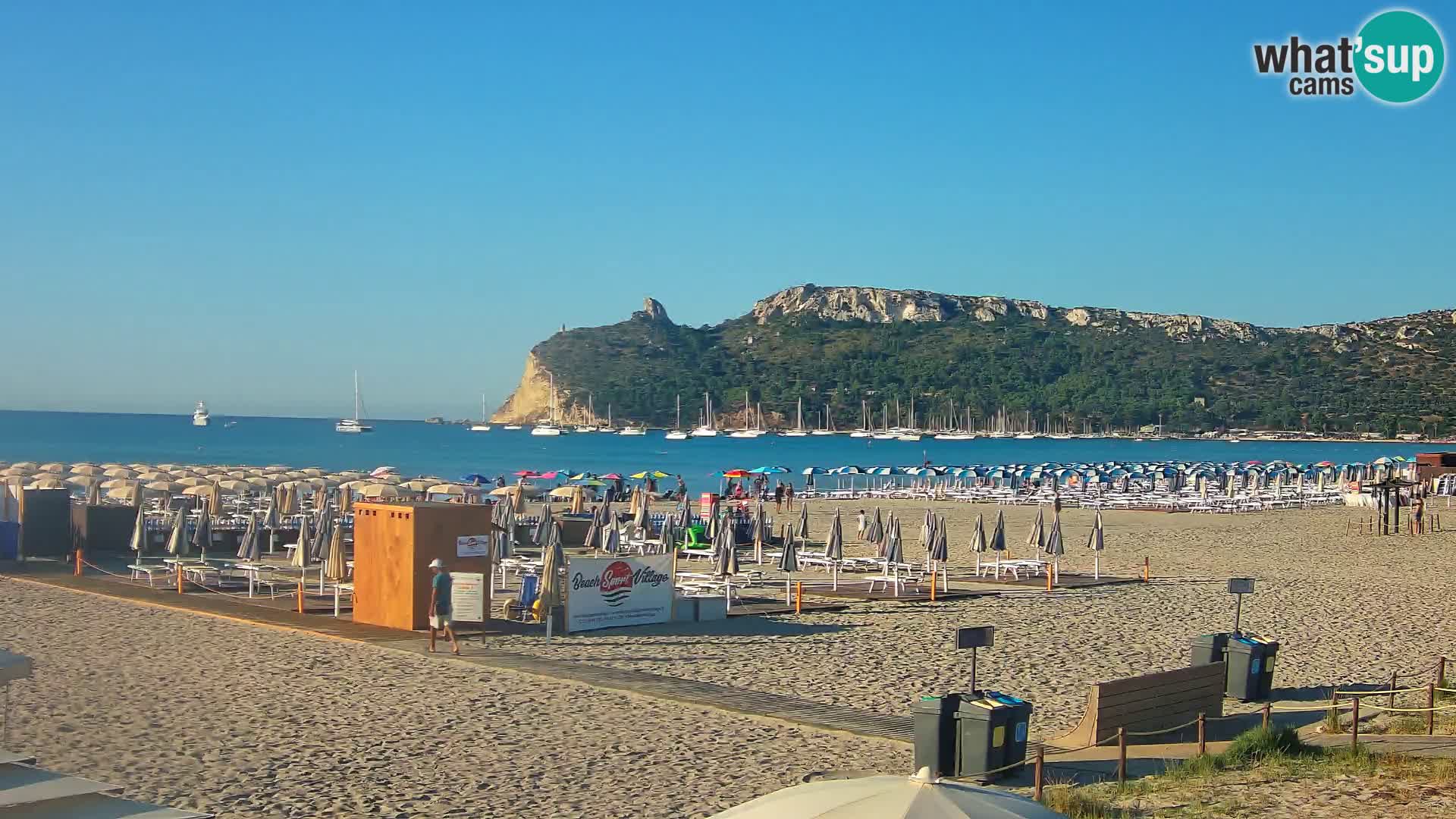 Poetto beach webcam | Cagliari | Sardinia