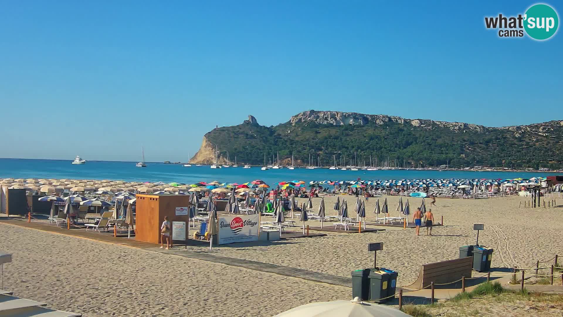 Poetto beach webcam | Cagliari | Sardinija