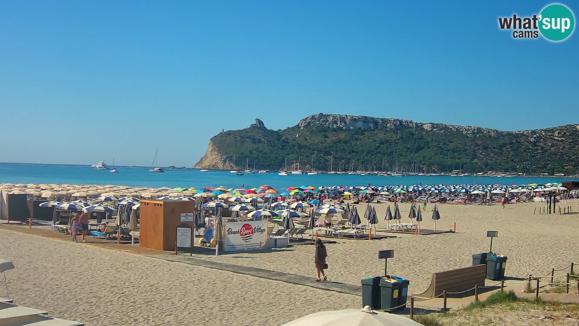 Poetto beach webcam | Cagliari | Sardinia