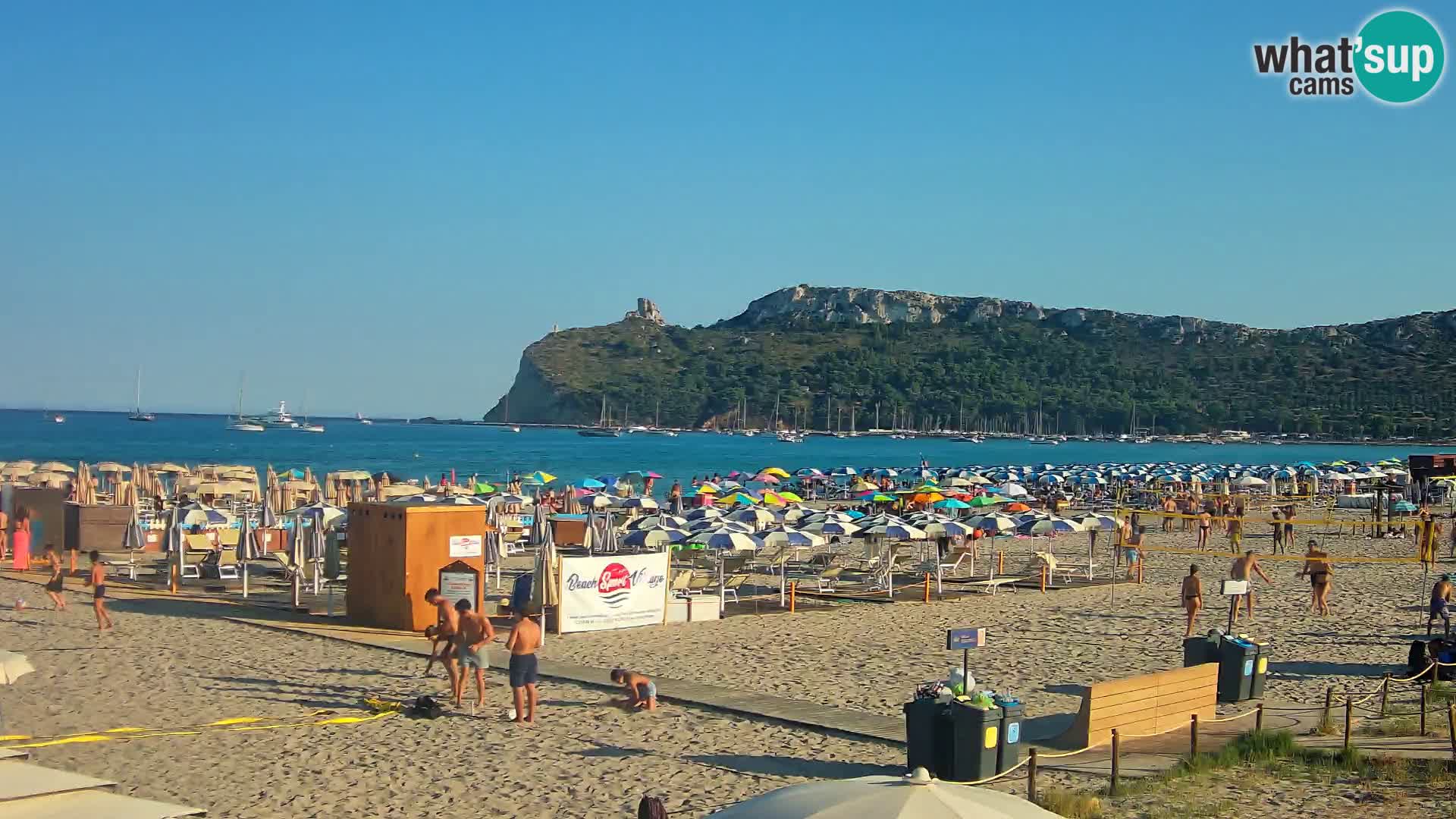 Poetto beach webcam | Cagliari | Sardinija