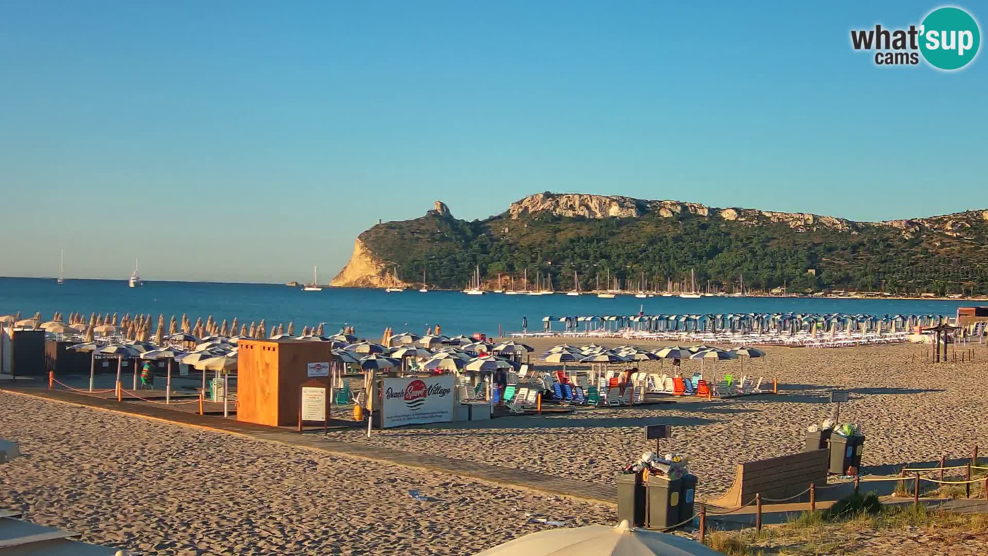 Poetto beach webcam | Cagliari | Sardinia