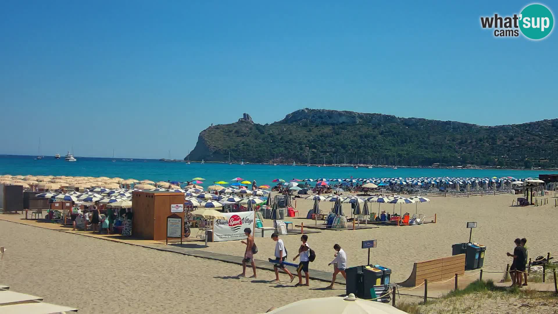 Webcam plage de Poetto | Cagliari | Sardaigne
