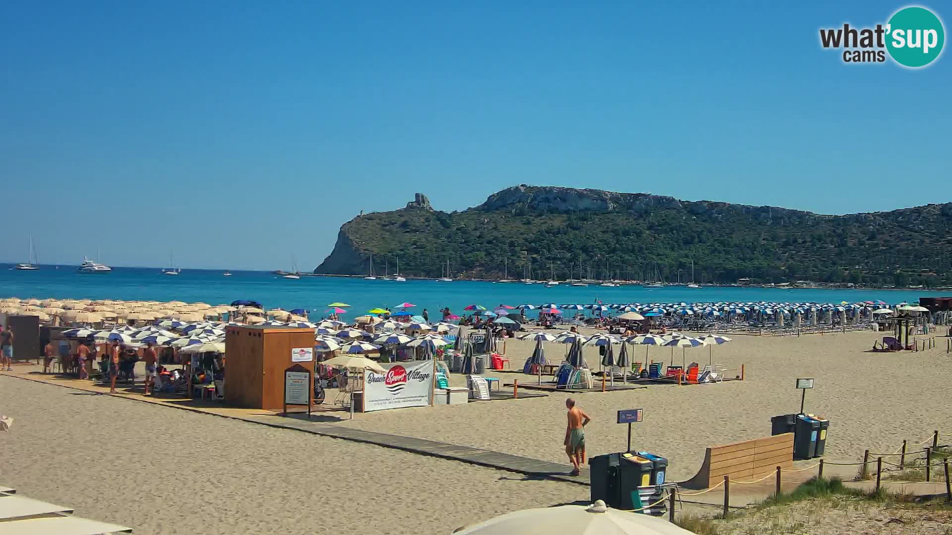 Poetto beach webcam | Cagliari | Sardinia