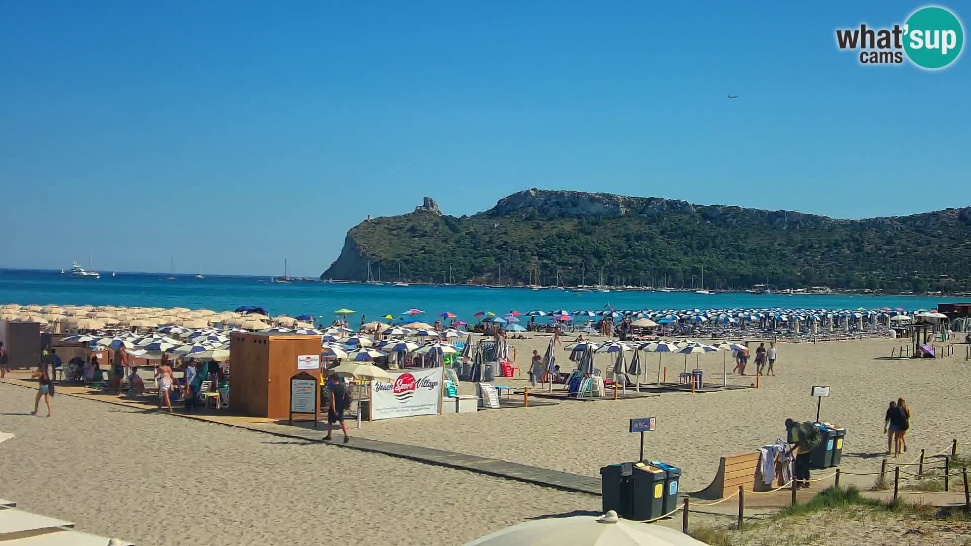 Poetto beach webcam | Cagliari | Sardinia