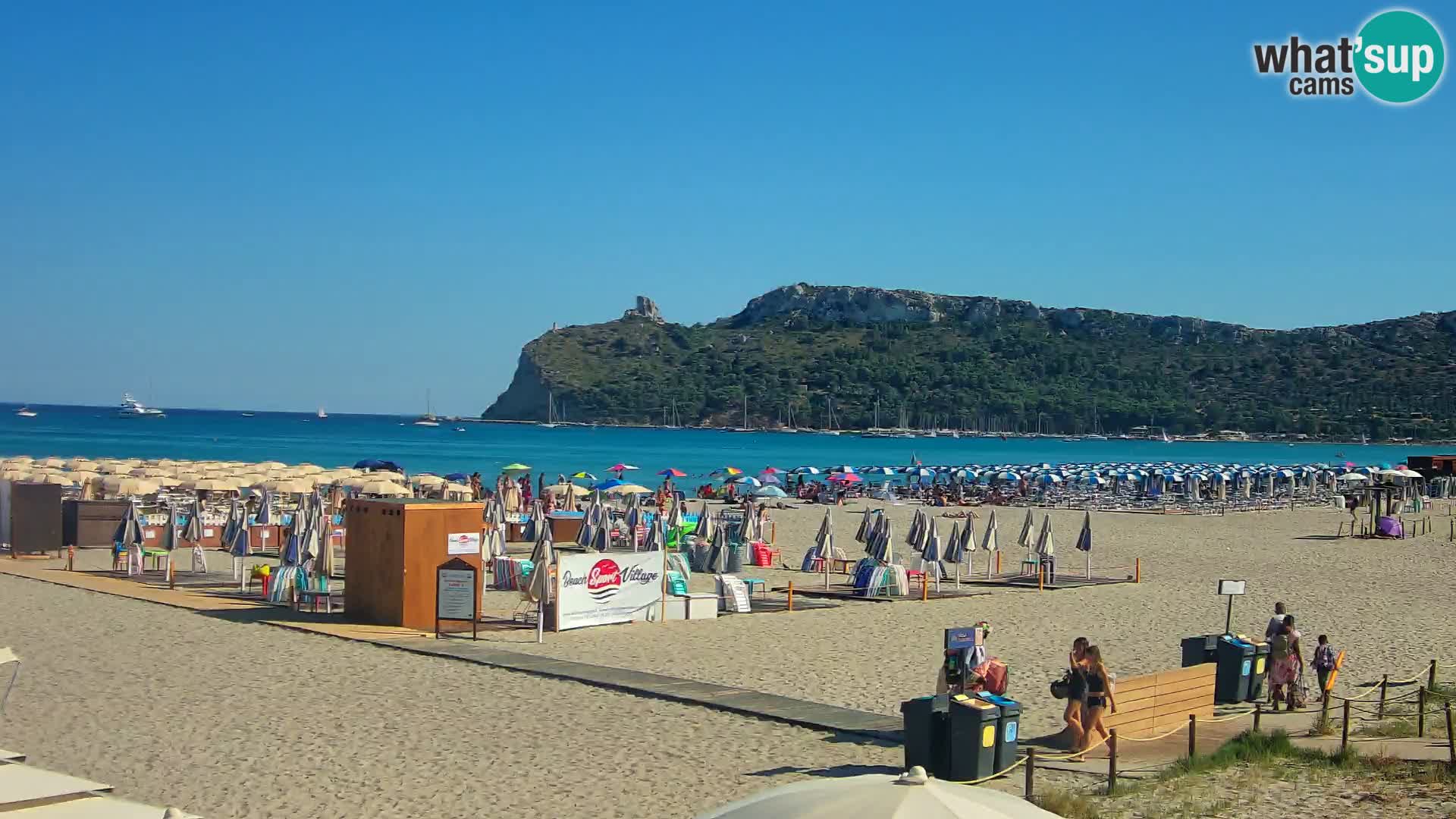 Poetto beach webcam | Cagliari | Sardinia
