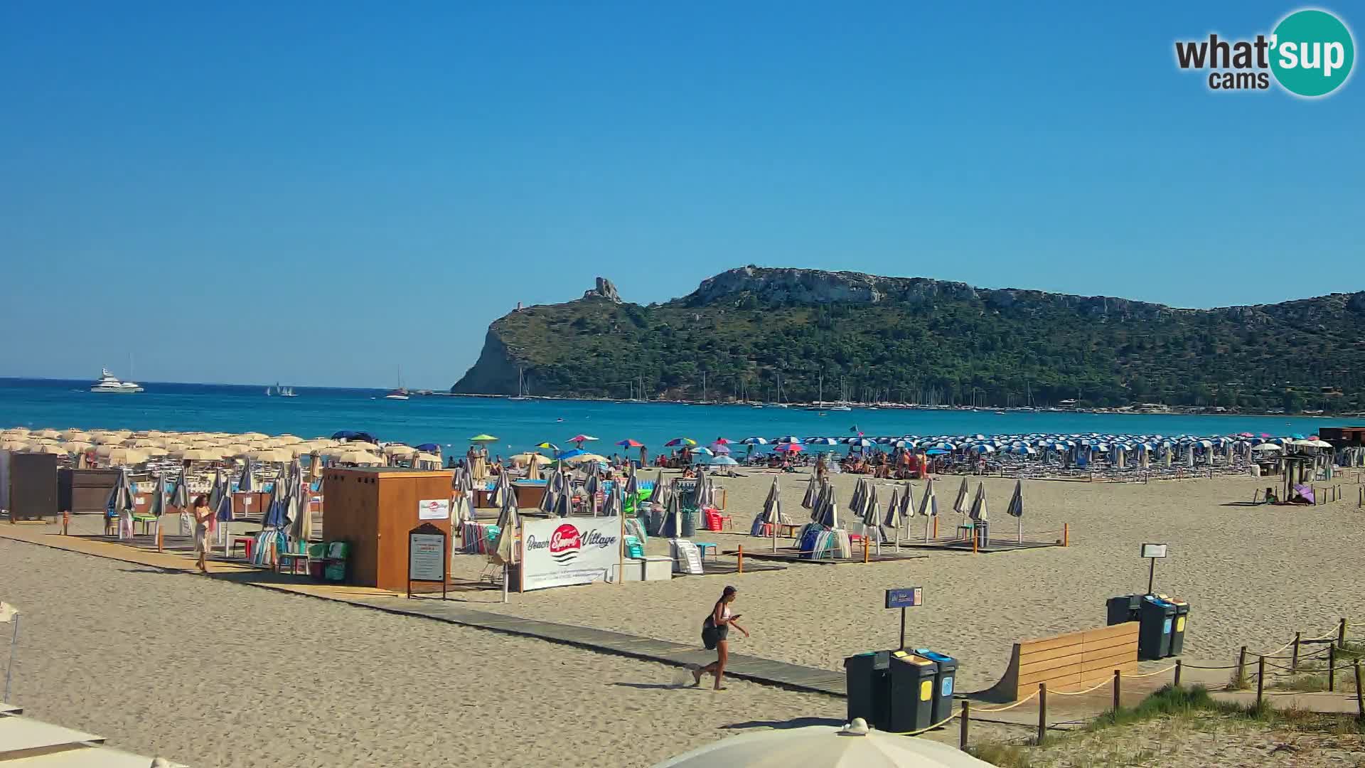 Poetto beach webcam | Cagliari | Sardinija
