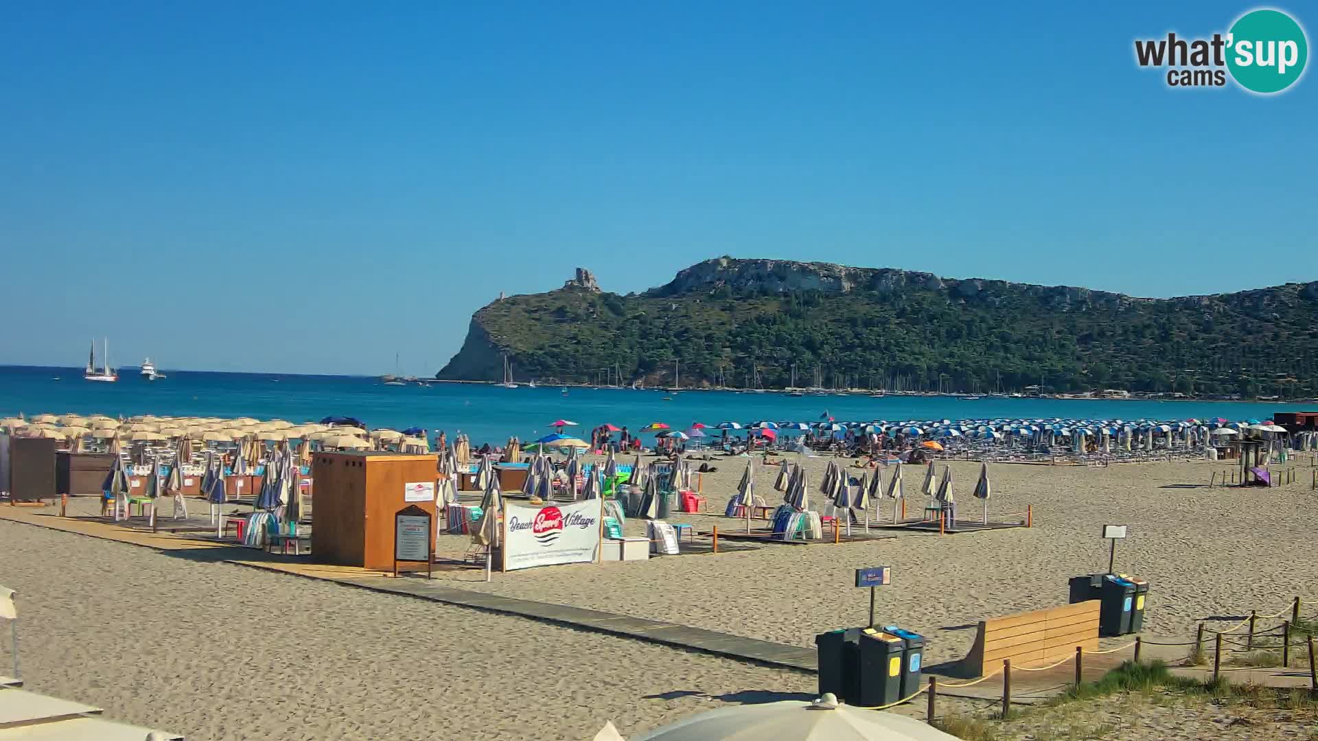 Webcam plage de Poetto | Cagliari | Sardaigne