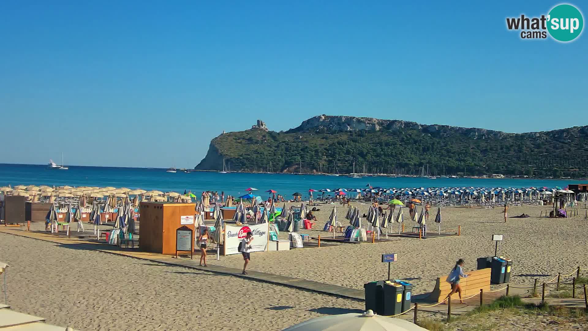 Poetto beach webcam | Cagliari | Sardinia