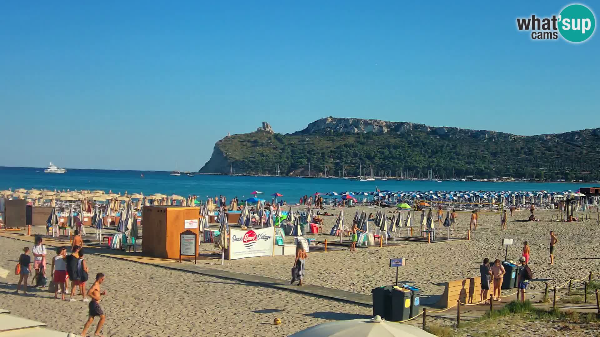 Poetto beach webcam | Cagliari | Sardinia