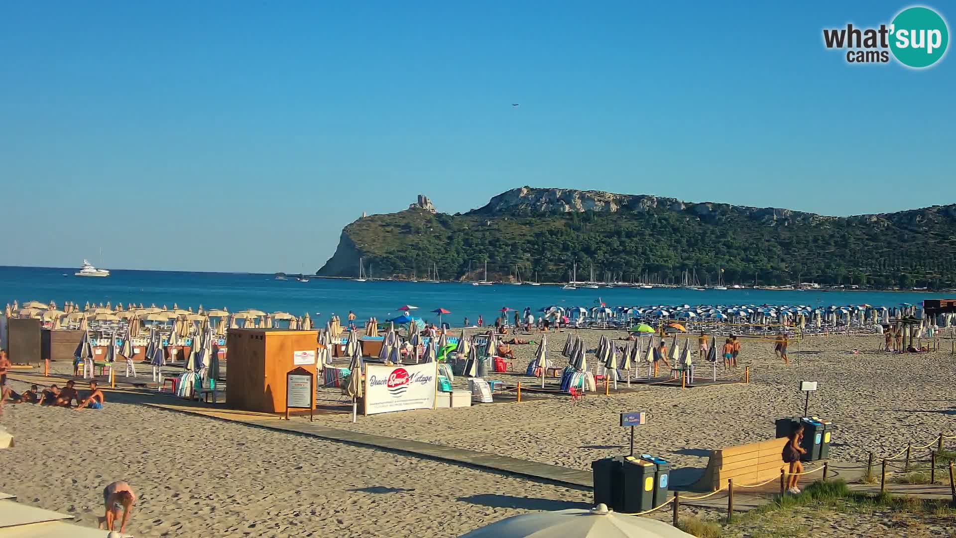 Poetto Strand Webcam | Cagliari | Sardinien