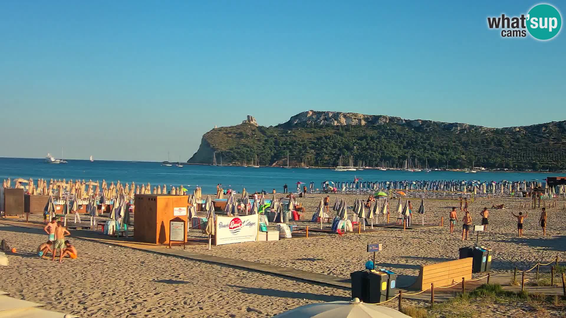 Poetto beach webcam | Cagliari | Sardinija