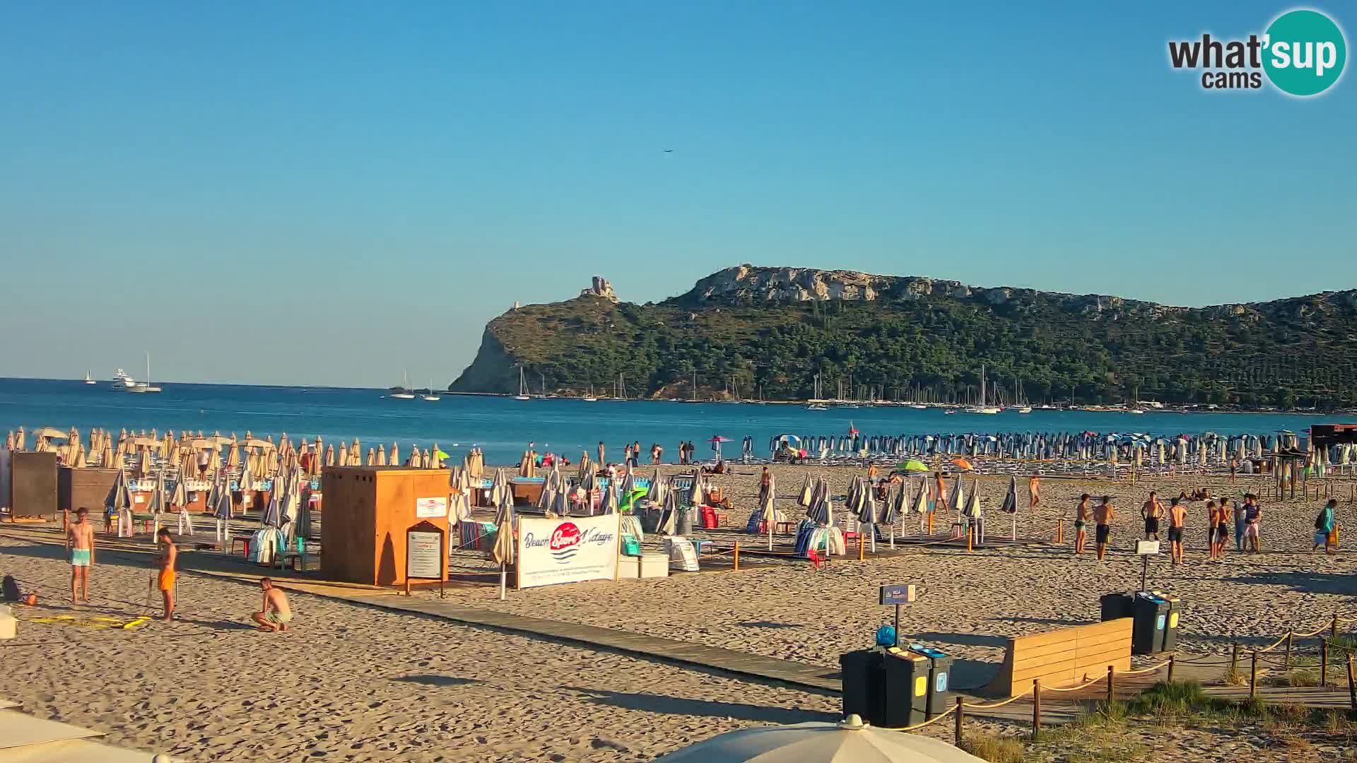 Poetto beach webcam | Cagliari | Sardinia