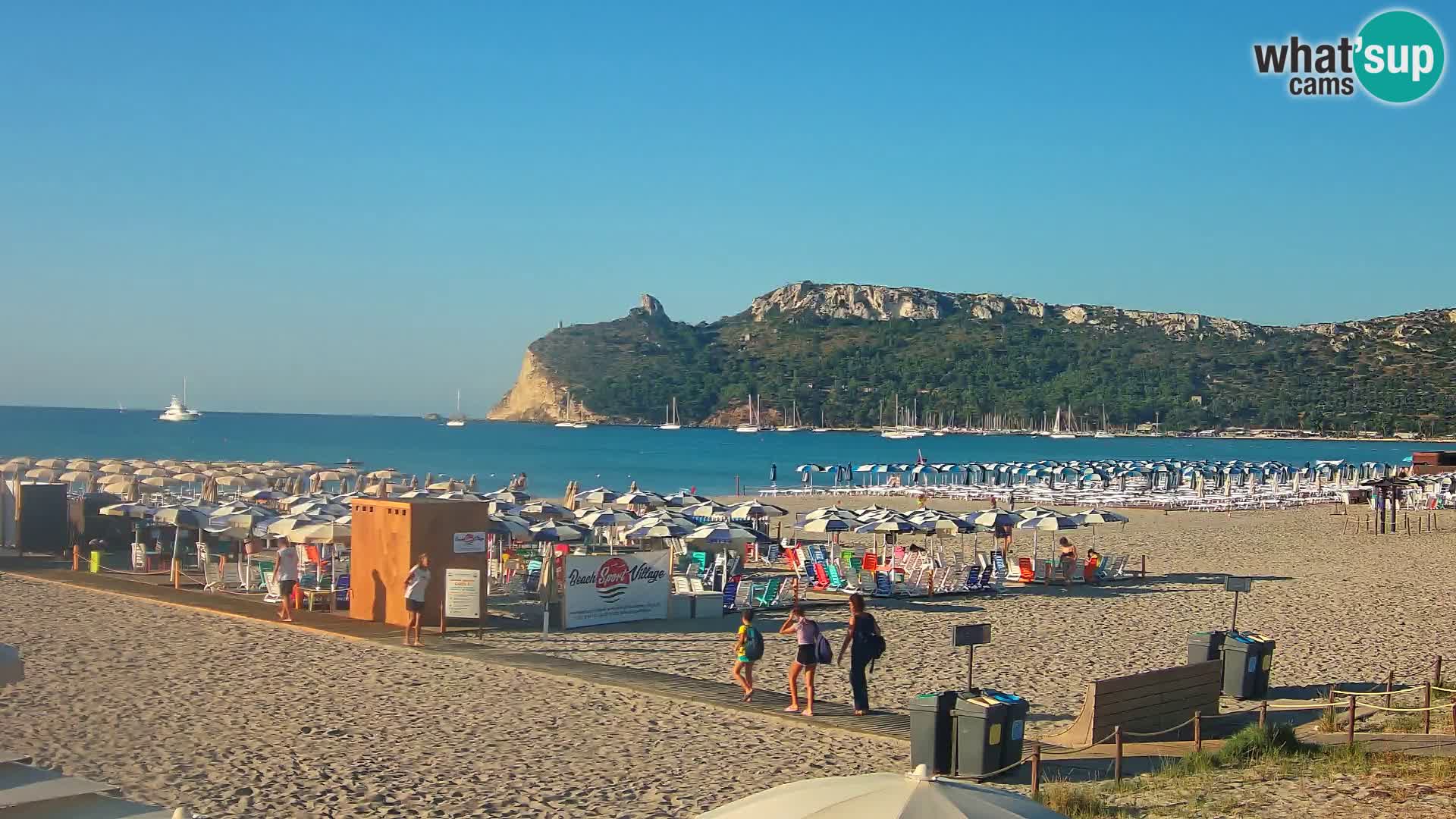 Webcam plage de Poetto | Cagliari | Sardaigne