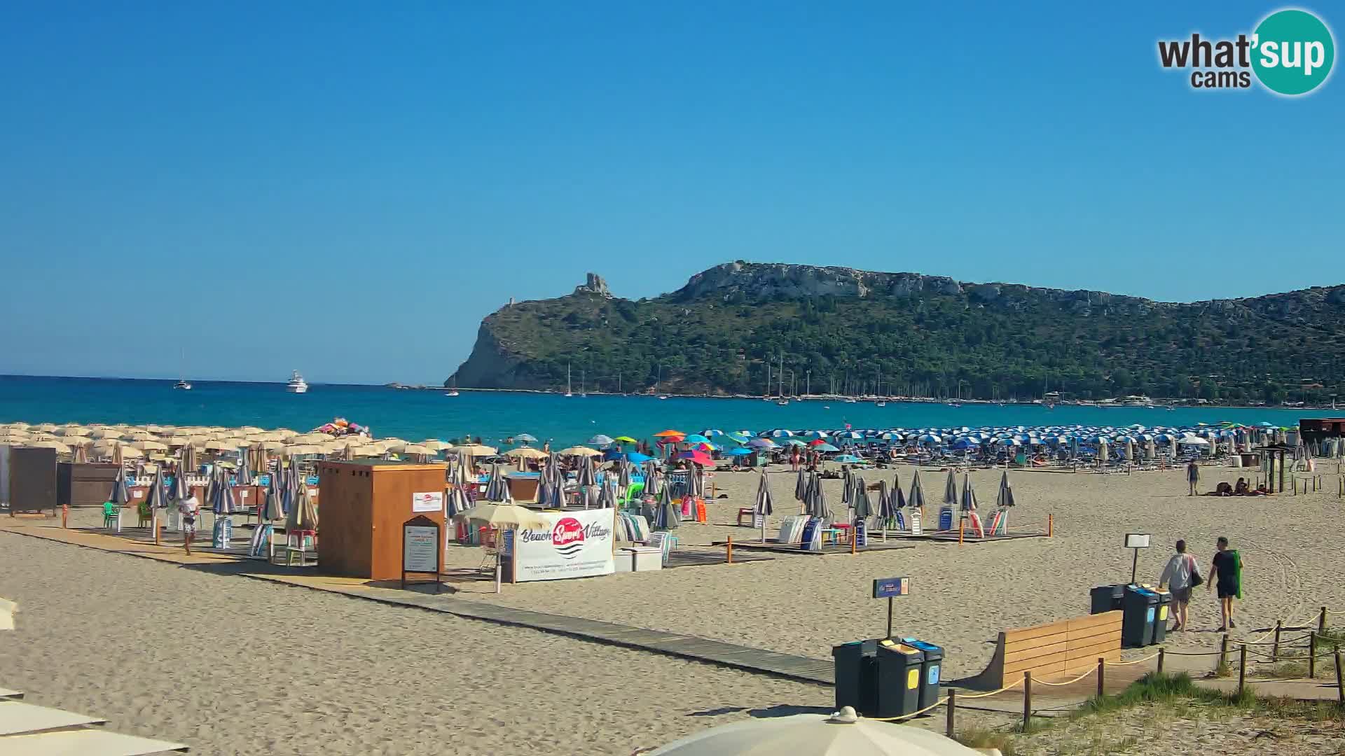 Poetto Strand Webcam | Cagliari | Sardinien