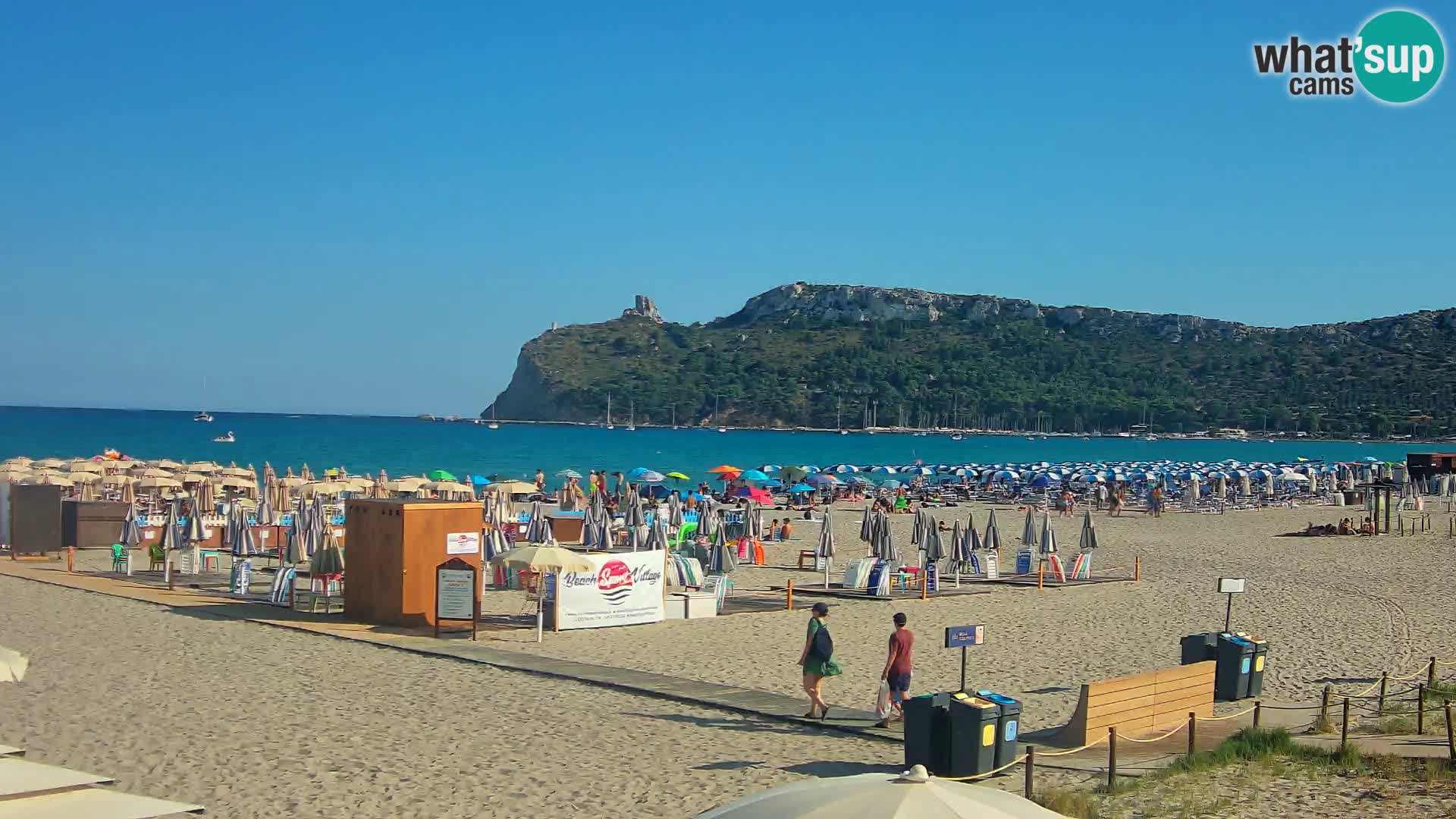 Poetto beach webcam | Cagliari | Sardinija