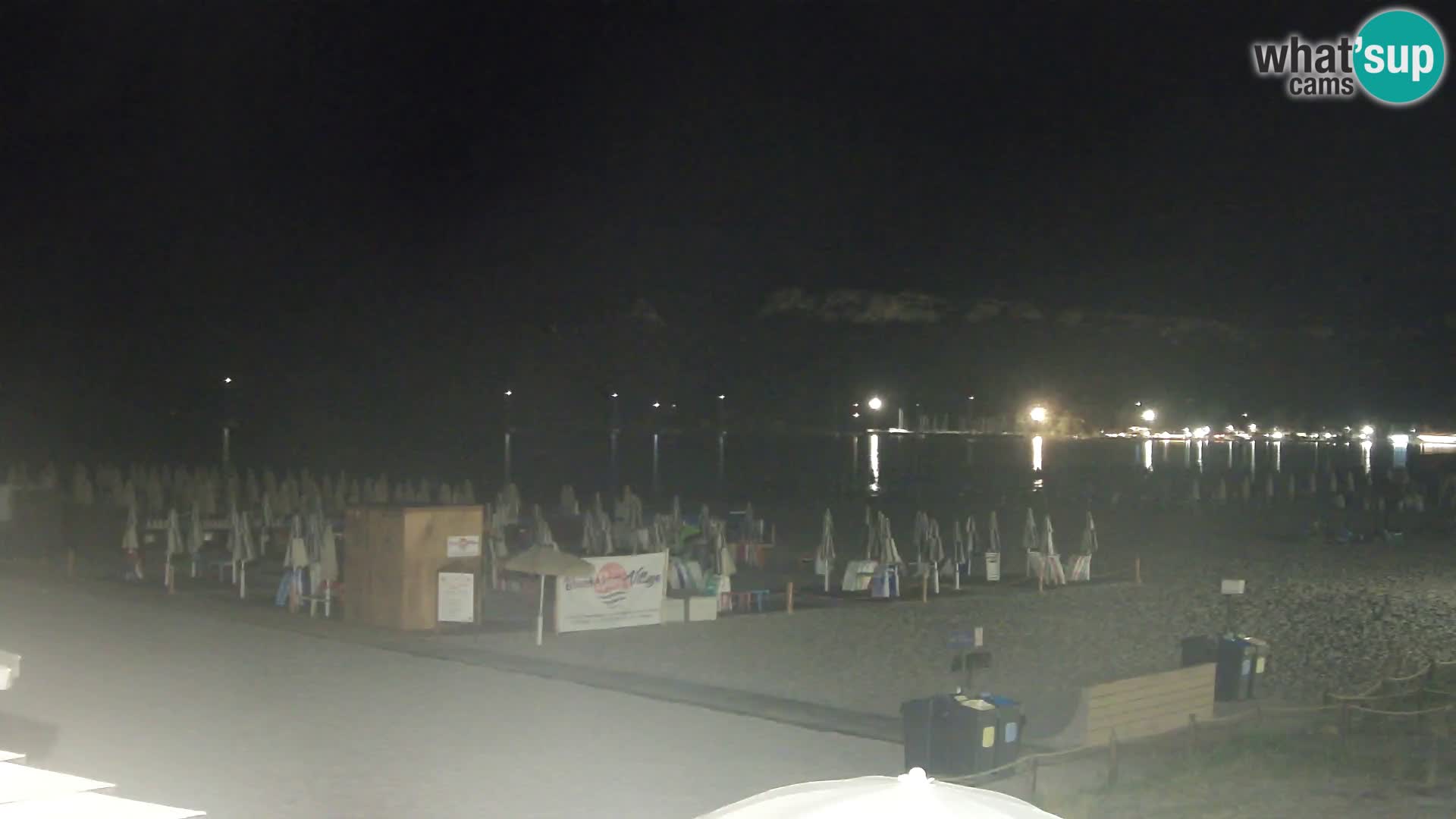 Poetto beach webcam | Cagliari | Sardinija