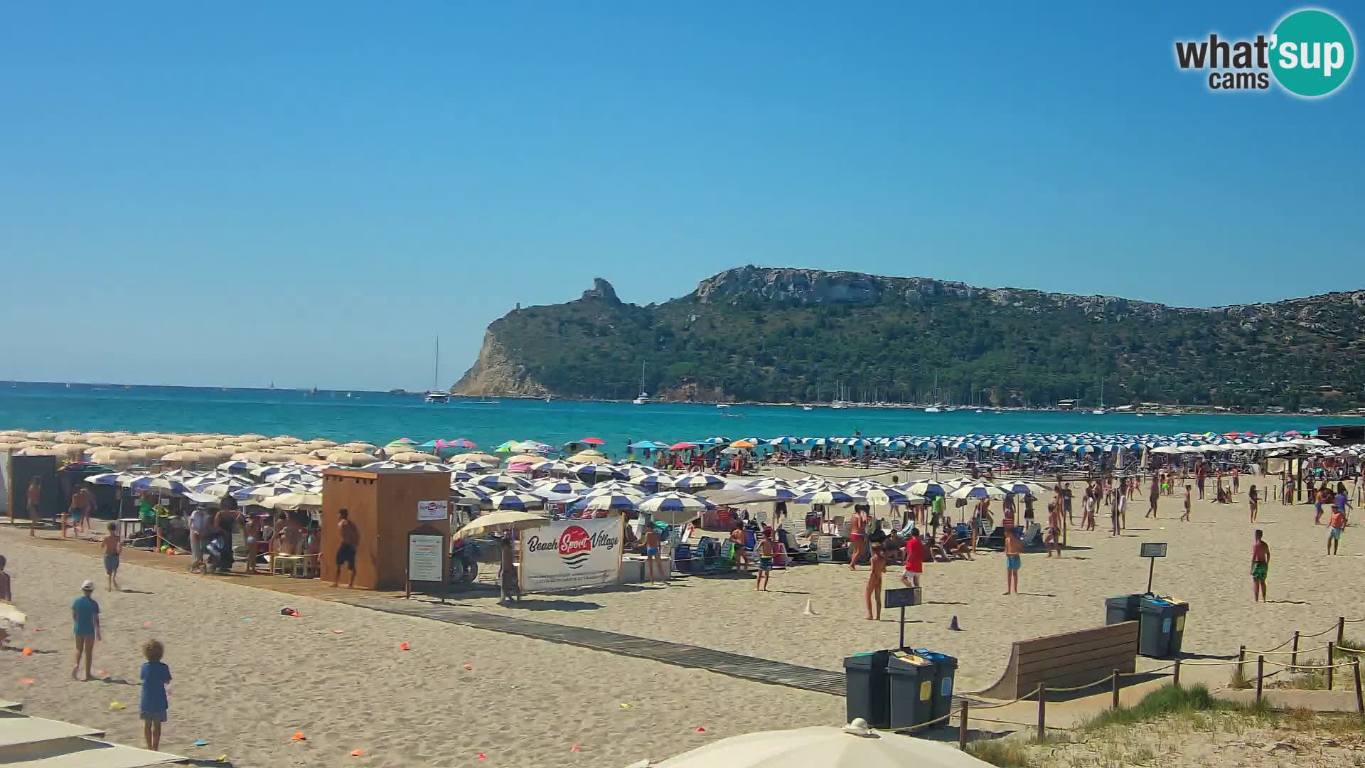 Poetto beach webcam | Cagliari | Sardinia