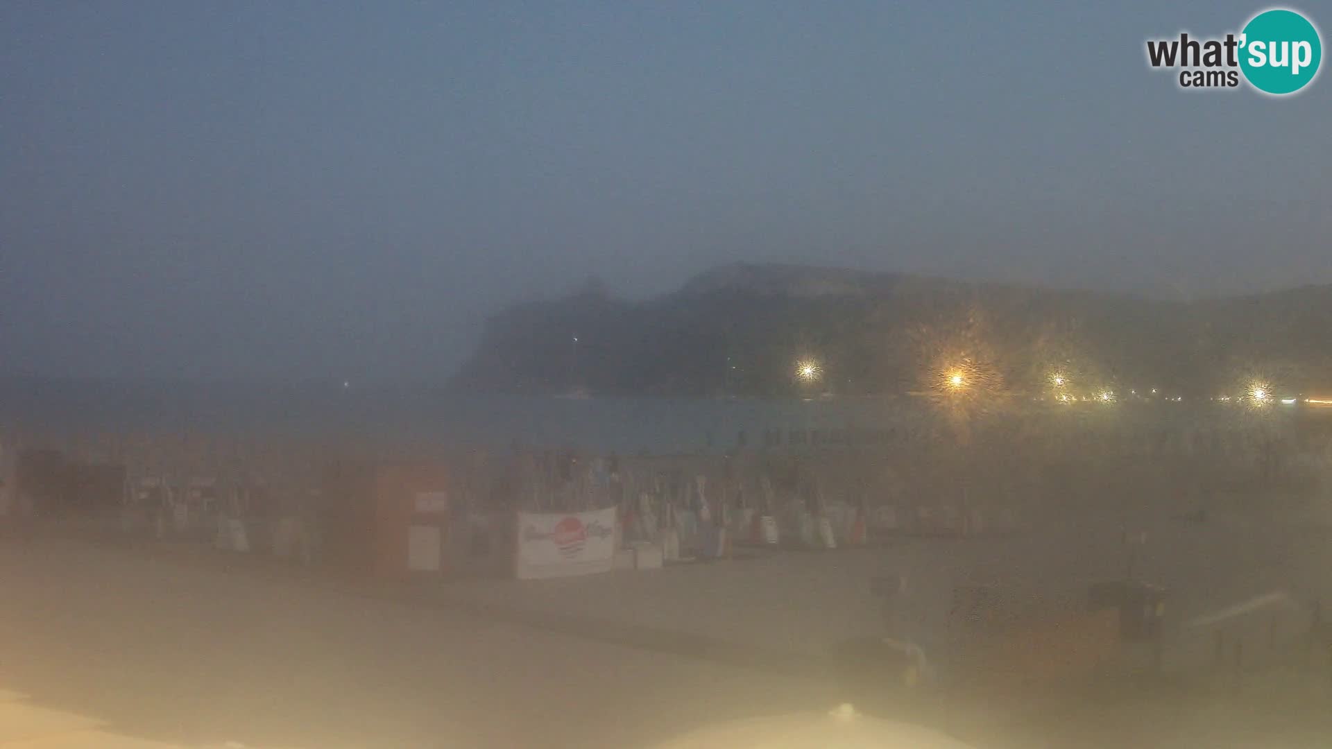 Poetto beach webcam | Cagliari | Sardinija