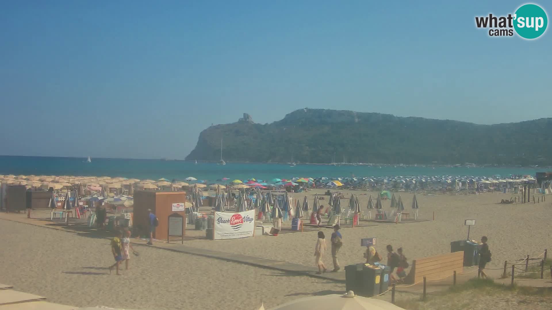 Poetto beach webcam | Cagliari | Sardinija