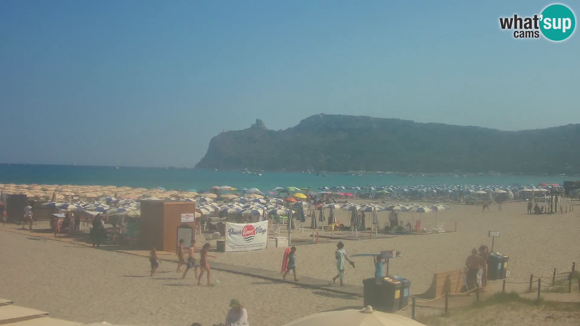 Poetto beach webcam | Cagliari | Sardinija