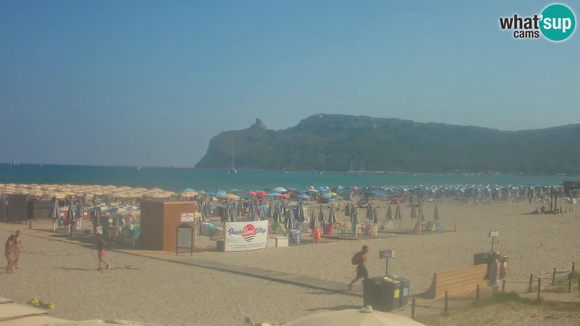Poetto beach webcam | Cagliari | Sardinia