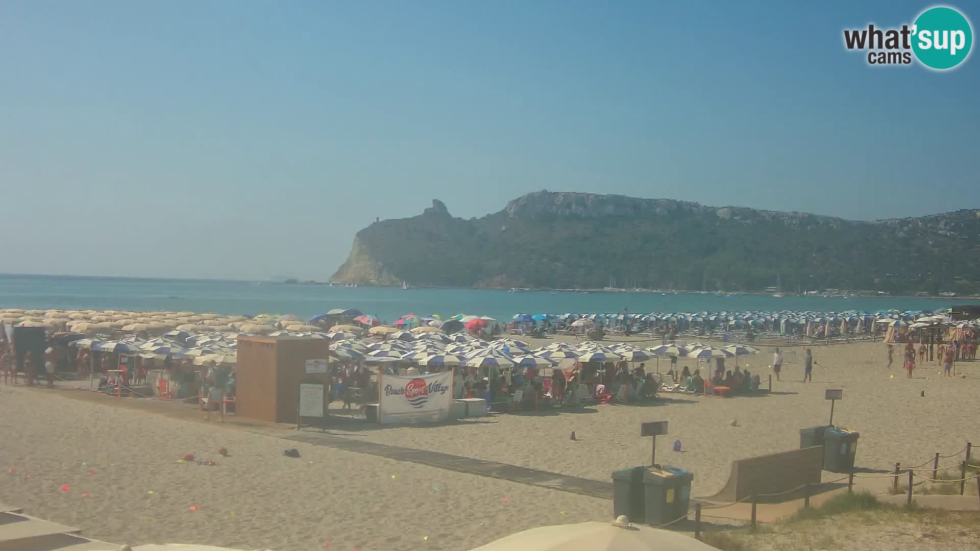 Poetto beach webcam | Cagliari | Sardinija