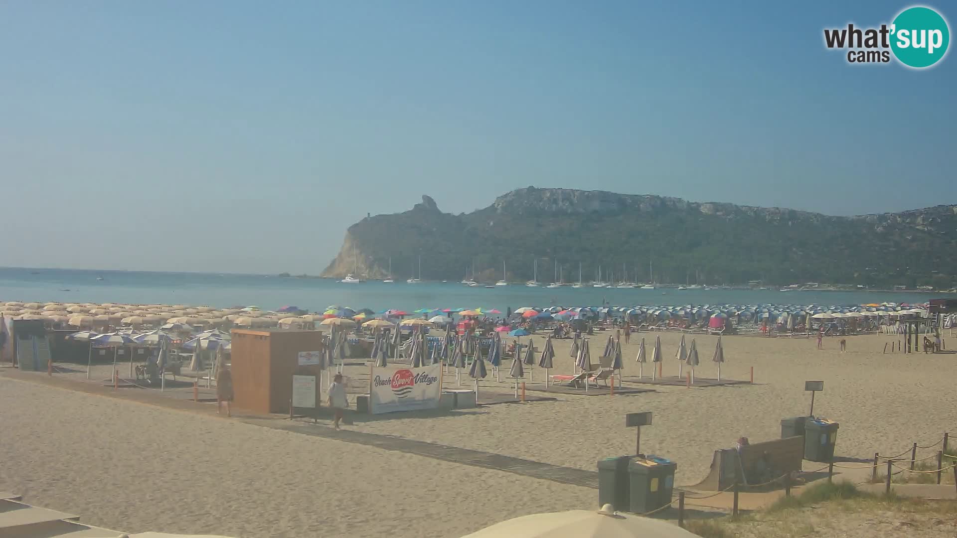 Poetto beach webcam | Cagliari | Sardinija