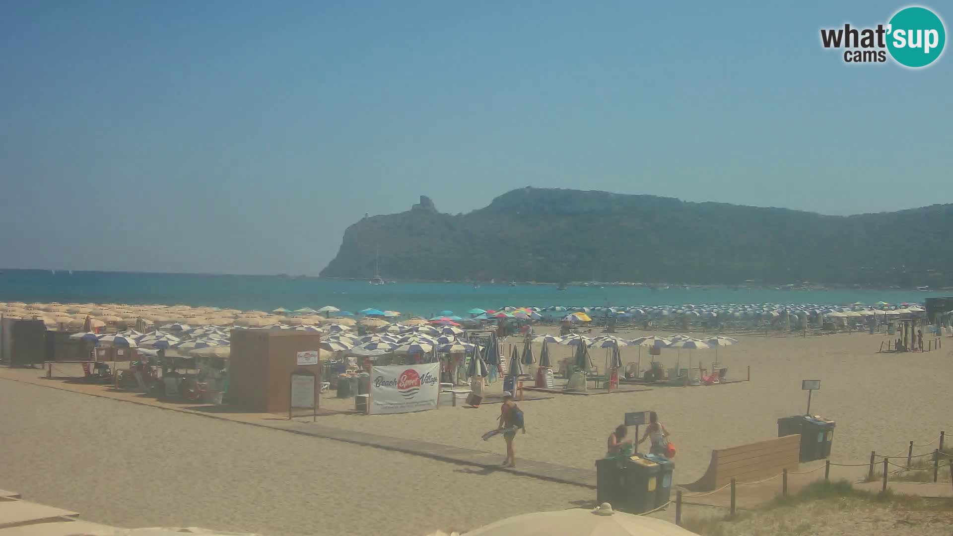 Poetto beach webcam | Cagliari | Sardinija