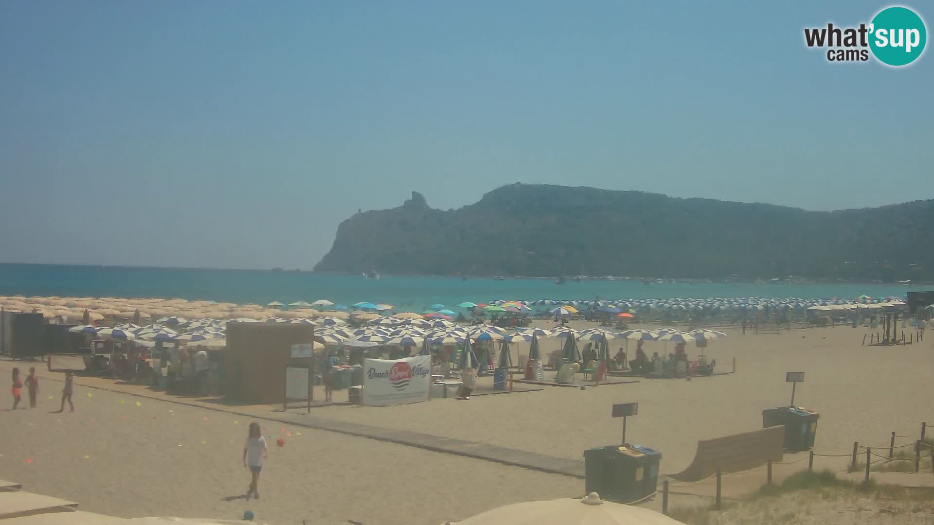 Poetto beach webcam | Cagliari | Sardinija