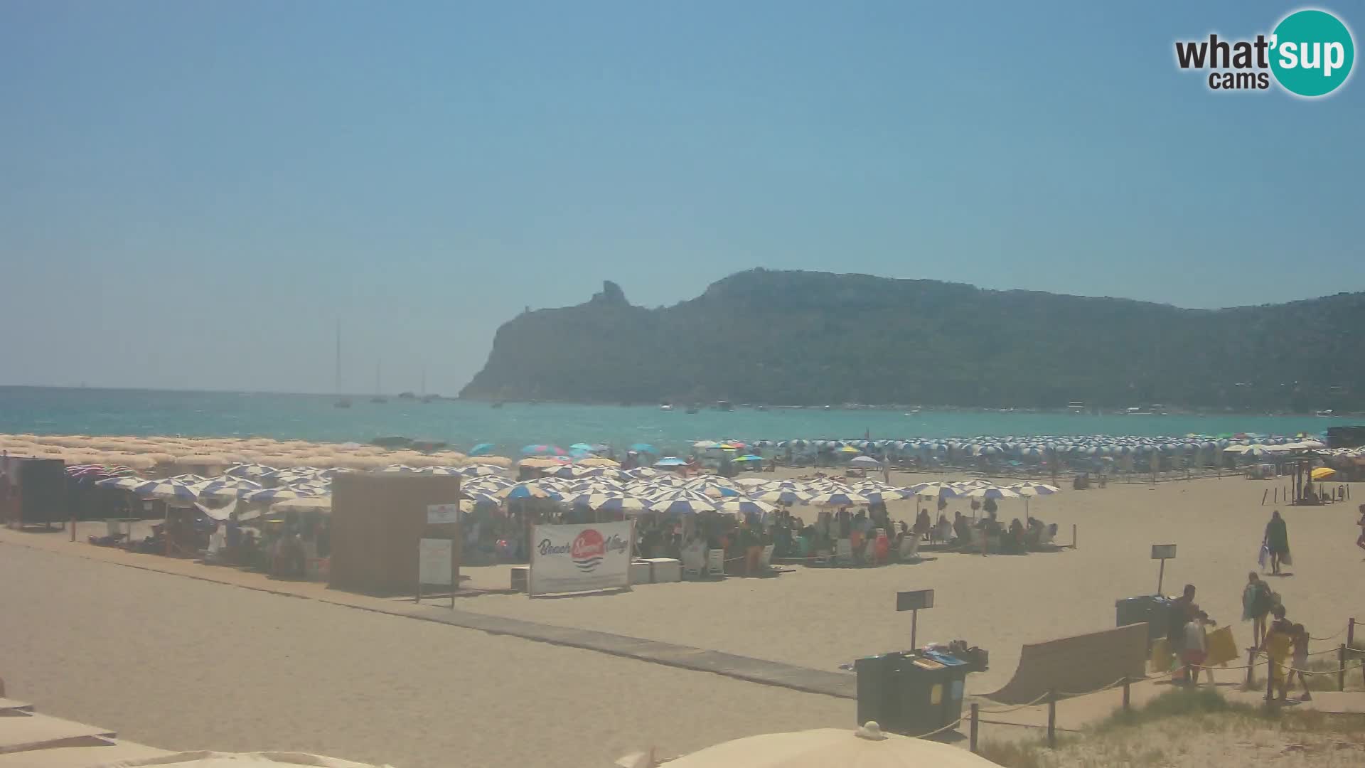 Poetto Strand Webcam | Cagliari | Sardinien