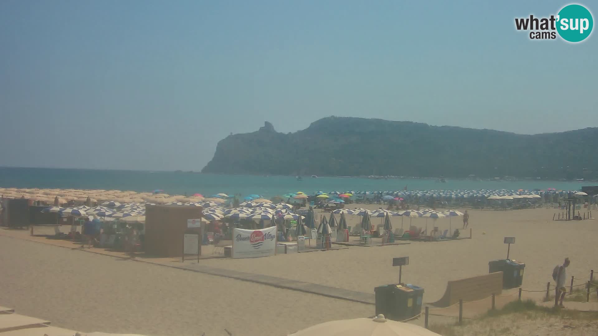 Poetto beach webcam | Cagliari | Sardinija