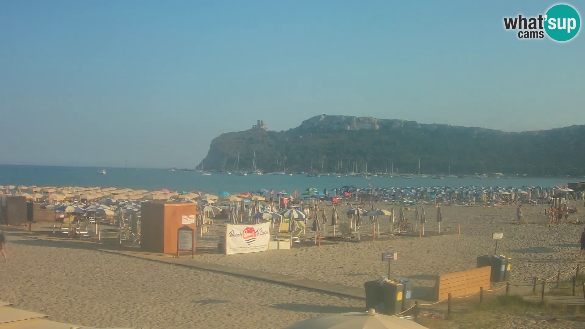 Webcam plage de Poetto | Cagliari | Sardaigne