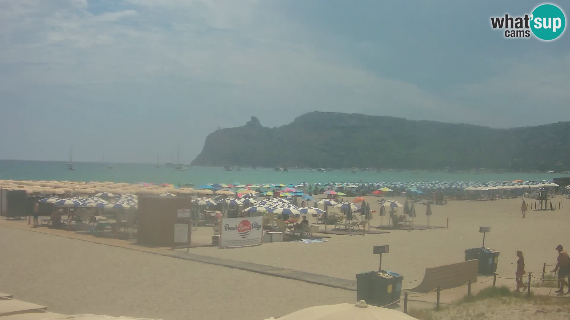 Webcam plage de Poetto | Cagliari | Sardaigne