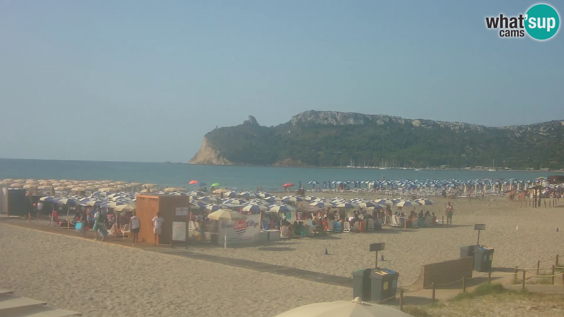 Poetto beach webcam | Cagliari | Sardinija