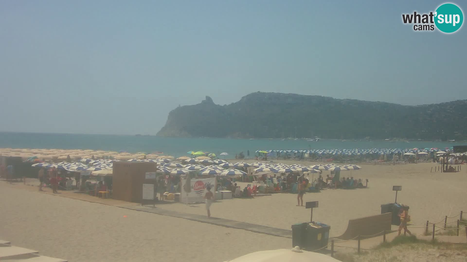 Poetto beach webcam | Cagliari | Sardinija