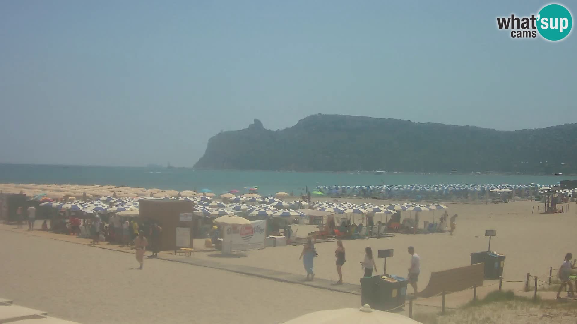 Webcam plage de Poetto | Cagliari | Sardaigne