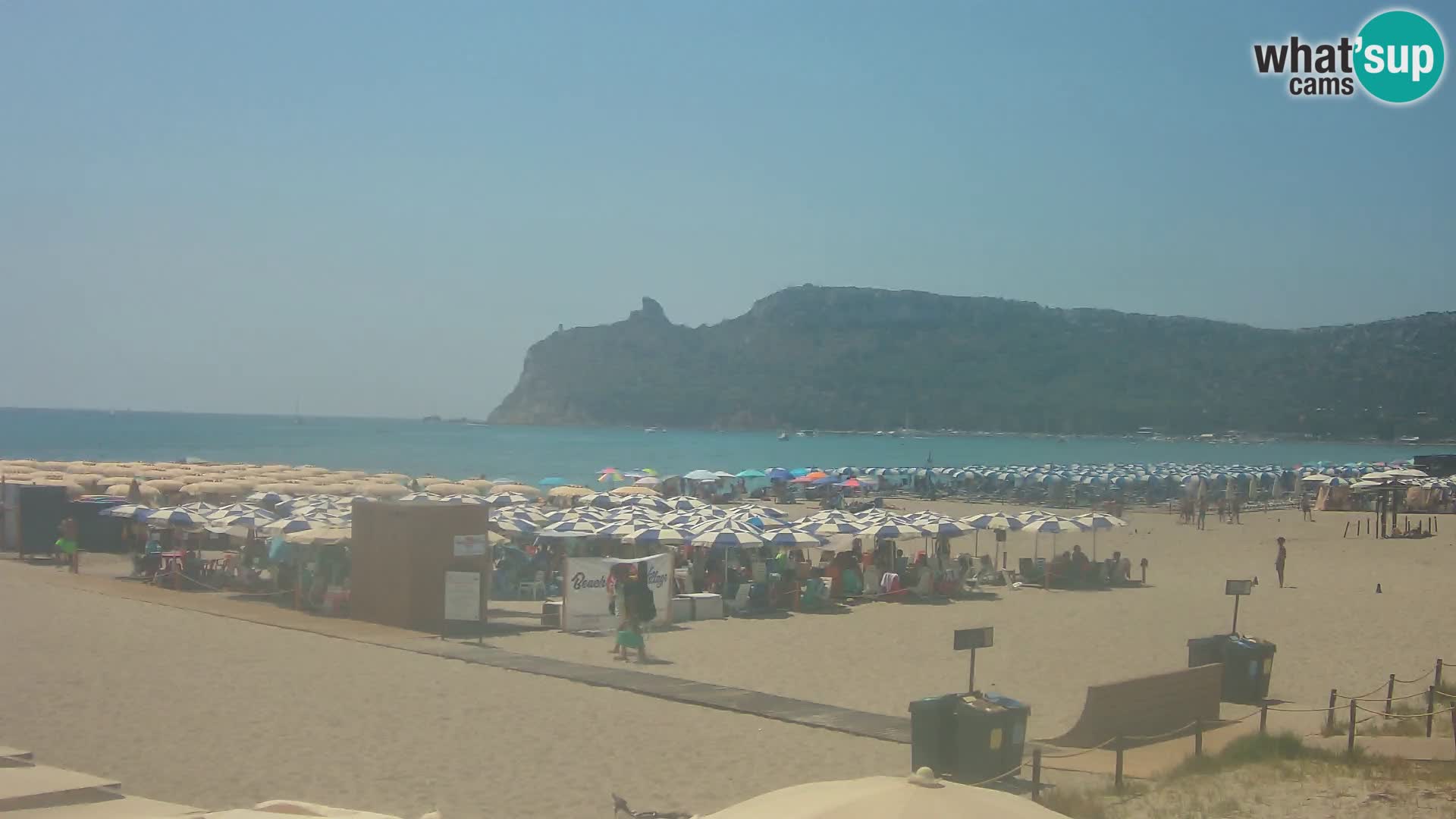 Poetto beach webcam | Cagliari | Sardinija