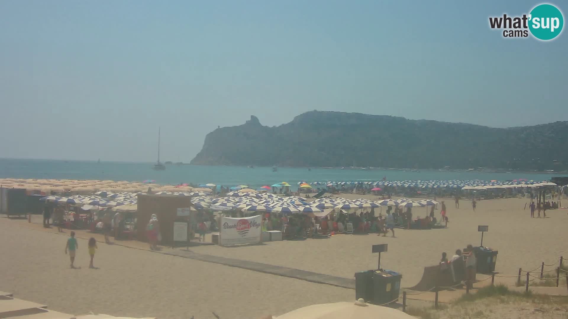 Poetto beach webcam | Cagliari | Sardinija