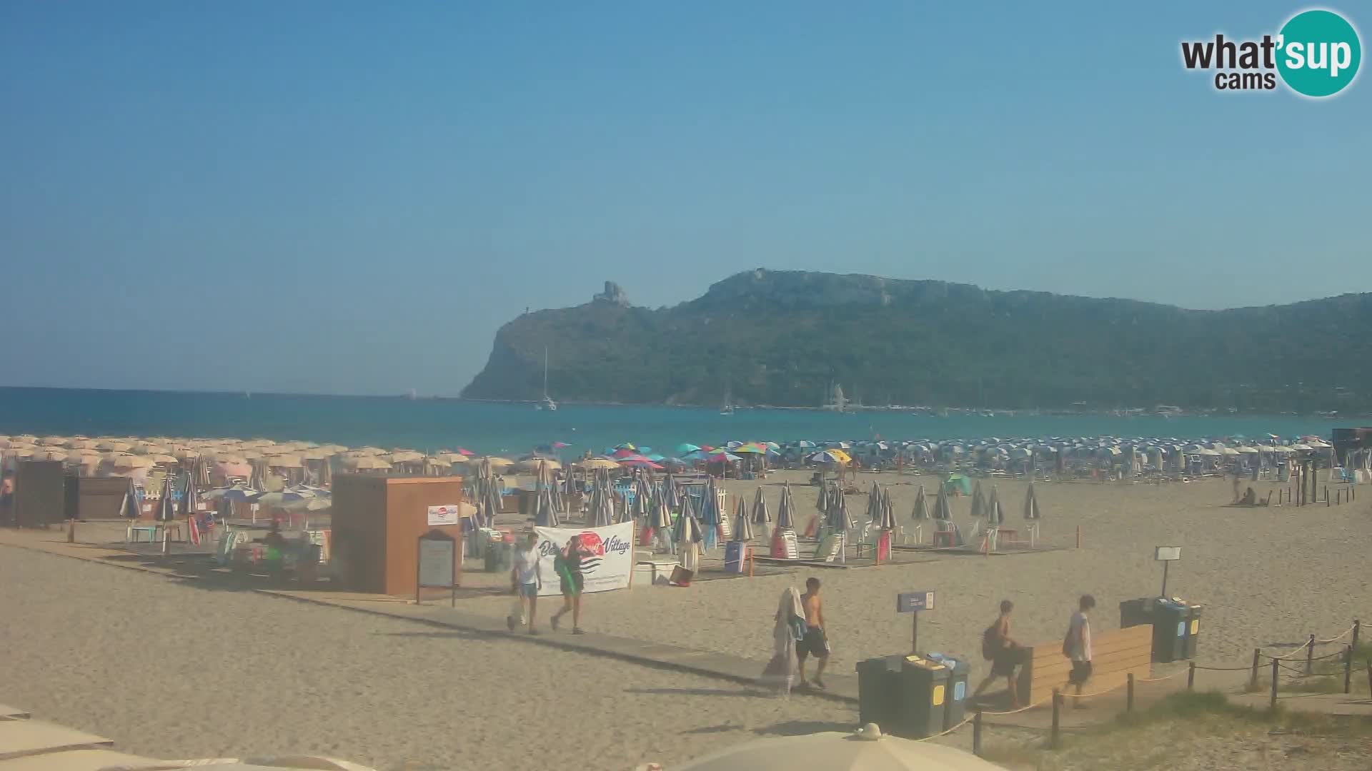 Poetto beach webcam | Cagliari | Sardinija