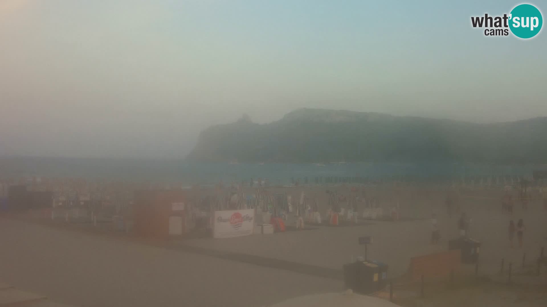 Poetto beach webcam | Cagliari | Sardinija