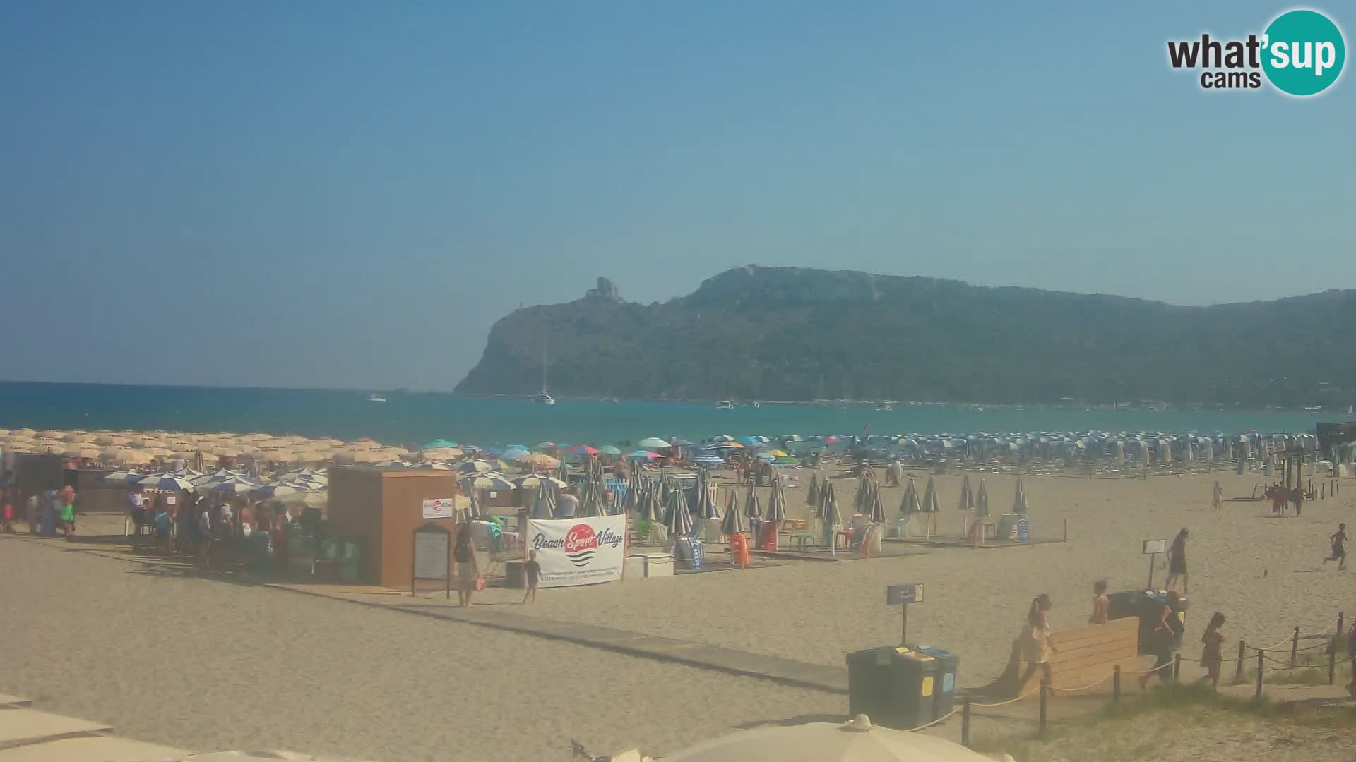 Poetto beach webcam | Cagliari | Sardinija
