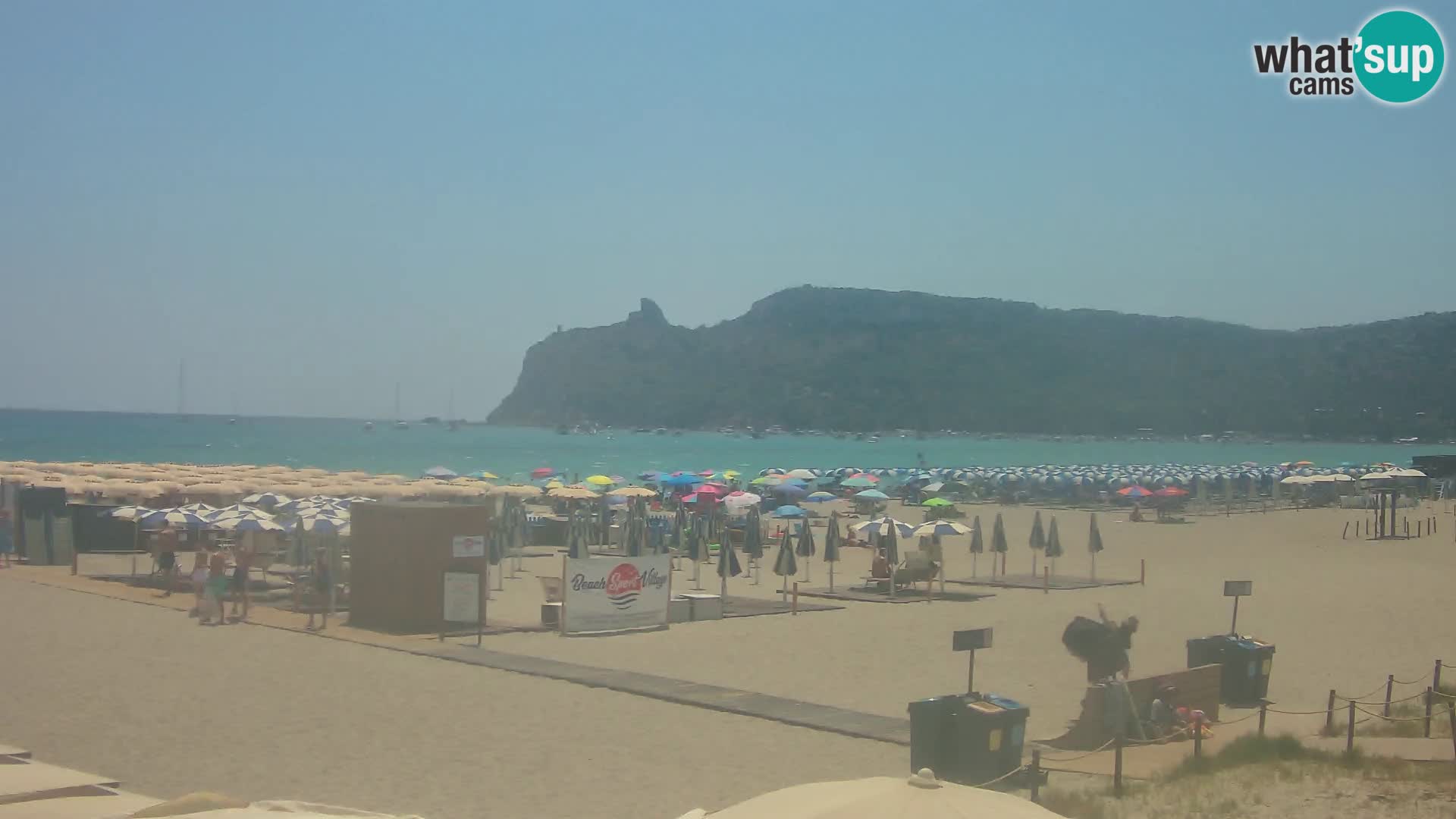 Poetto beach webcam | Cagliari | Sardinija