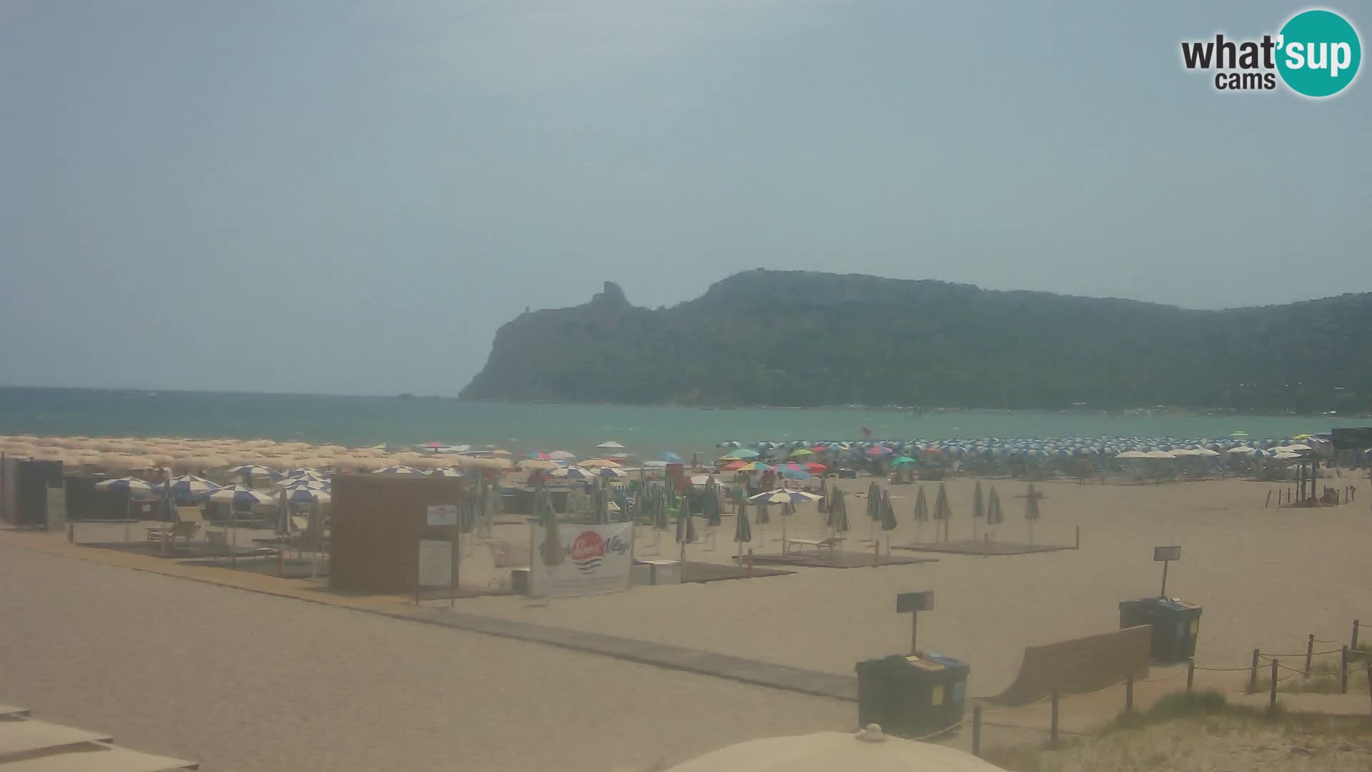 Poetto beach webcam | Cagliari | Sardinija