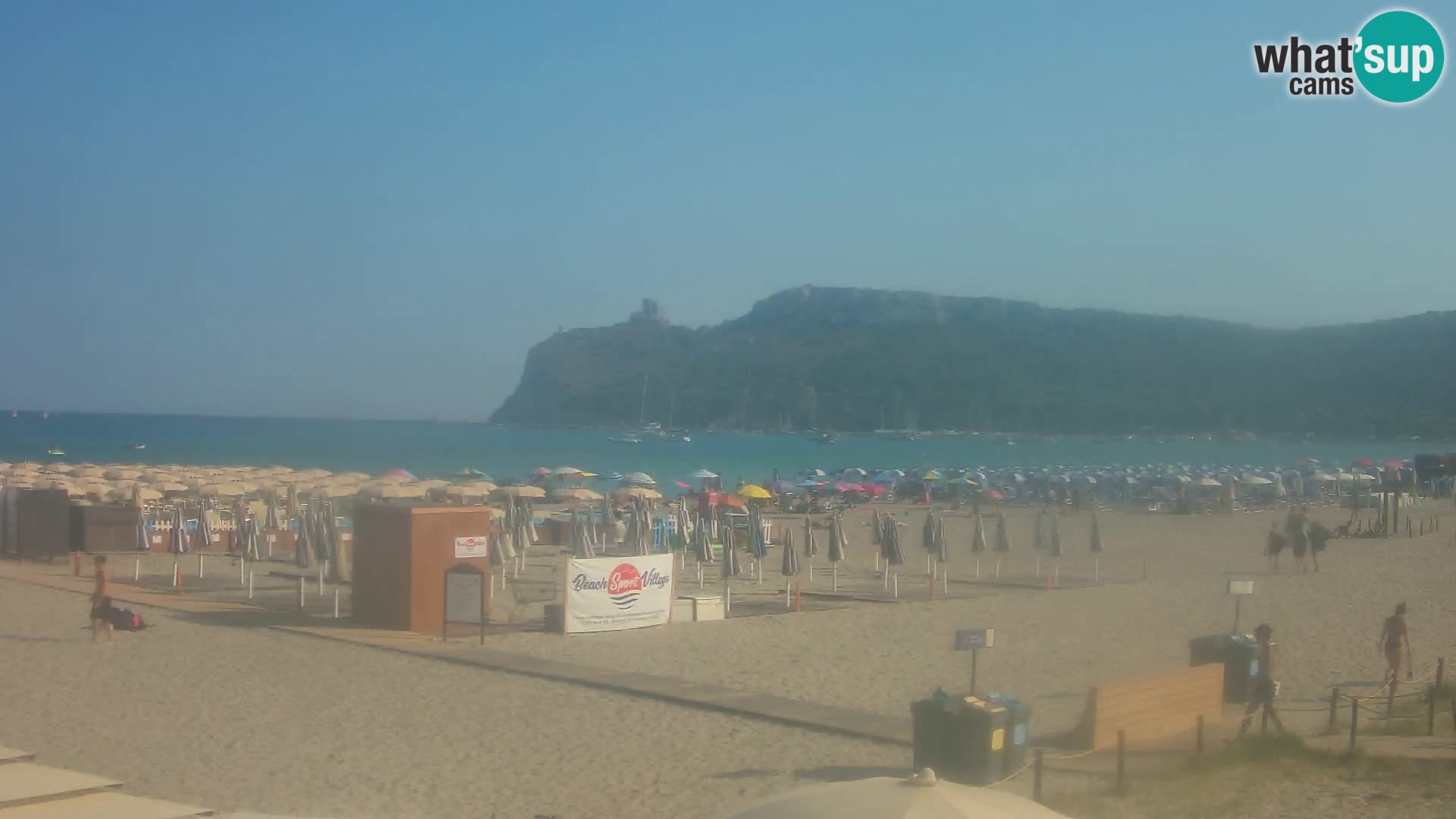 Poetto beach webcam | Cagliari | Sardinija