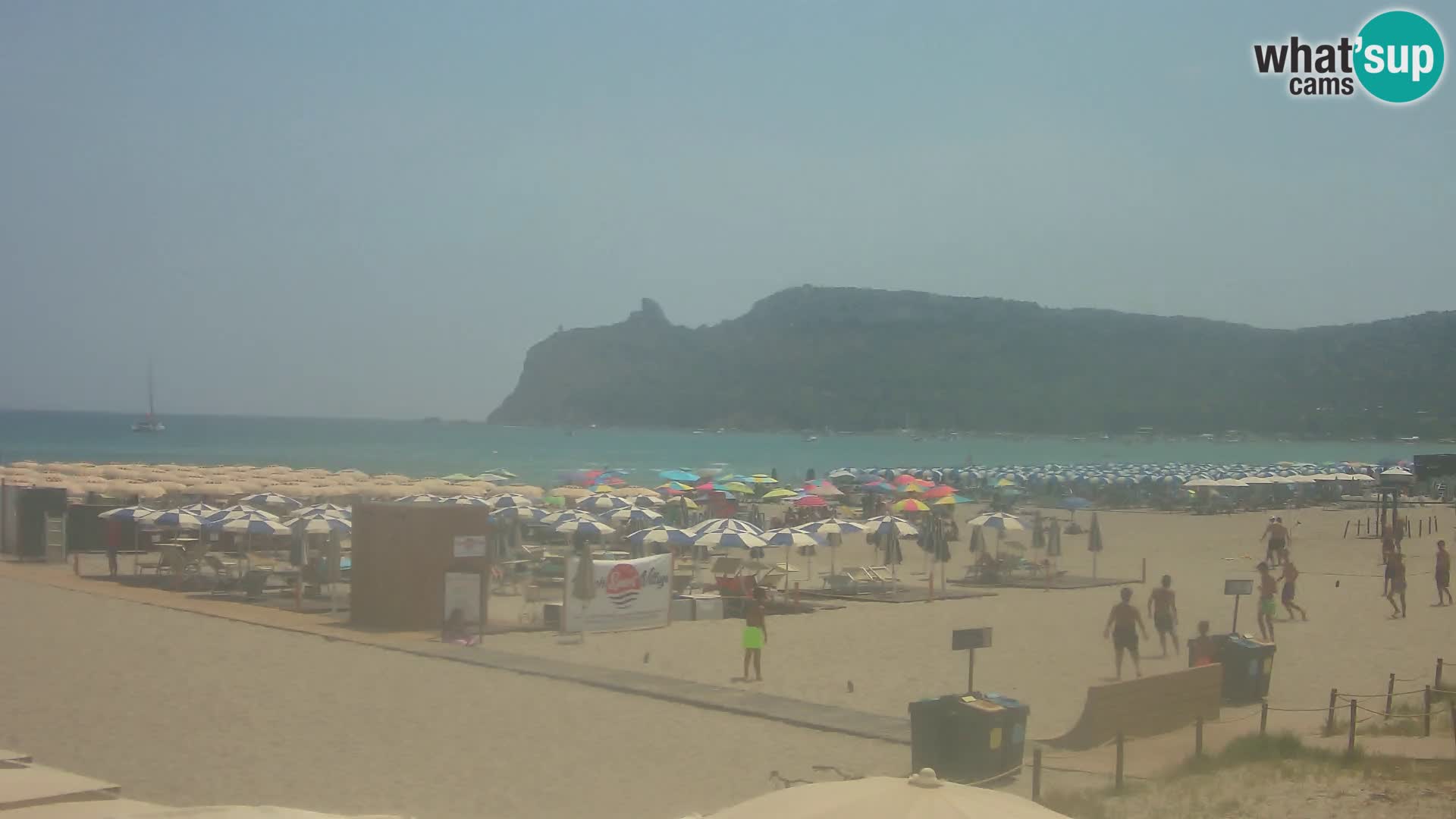 Poetto Strand Webcam | Cagliari | Sardinien