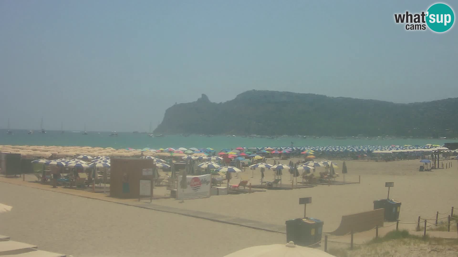 Poetto beach webcam | Cagliari | Sardinija