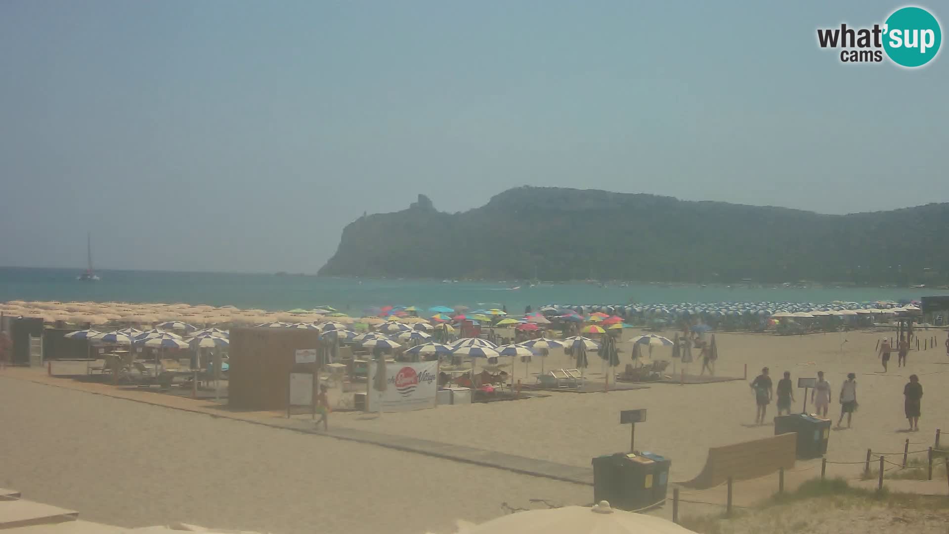 Webcam plage de Poetto | Cagliari | Sardaigne