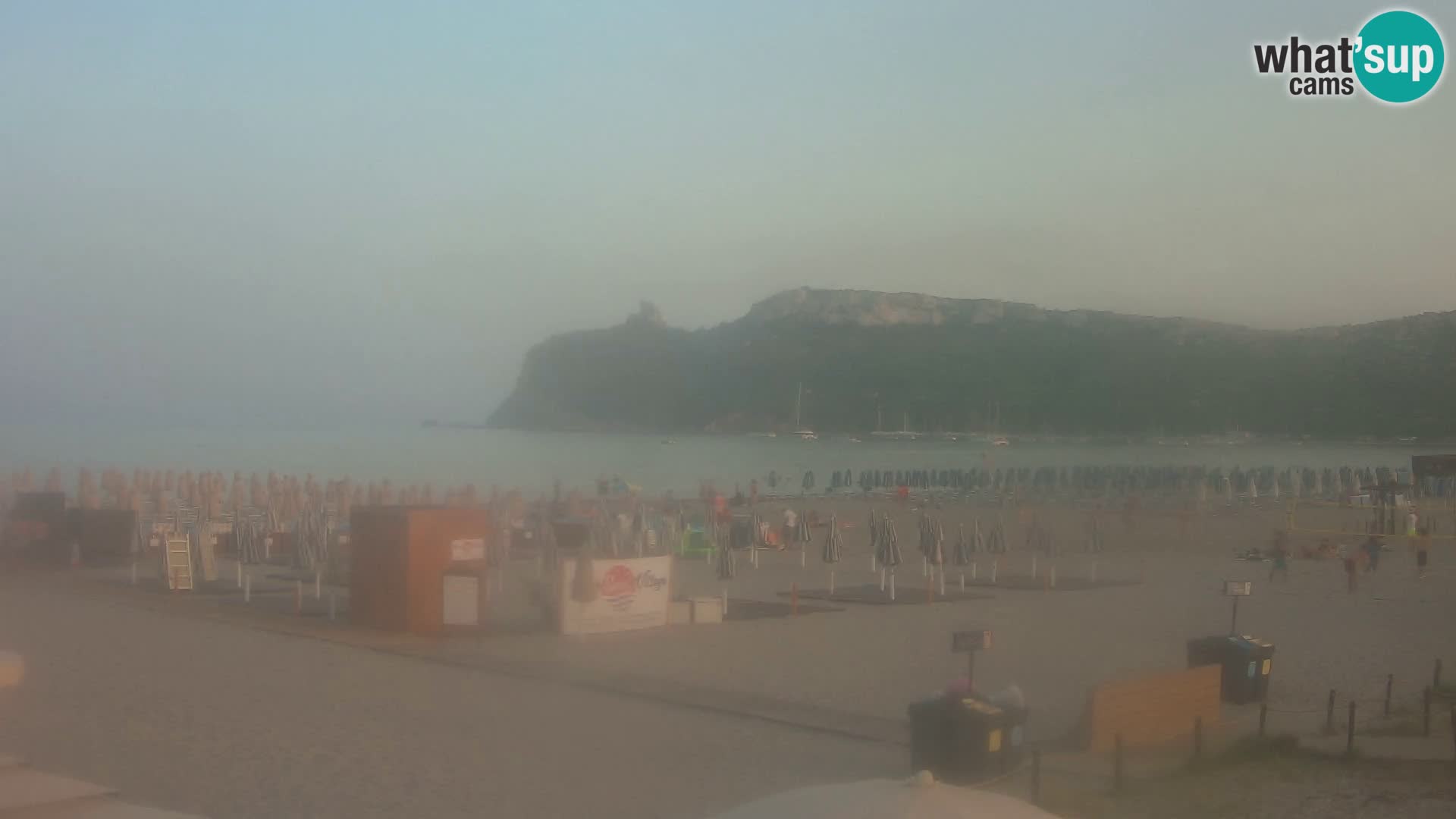 Poetto beach webcam | Cagliari | Sardinija